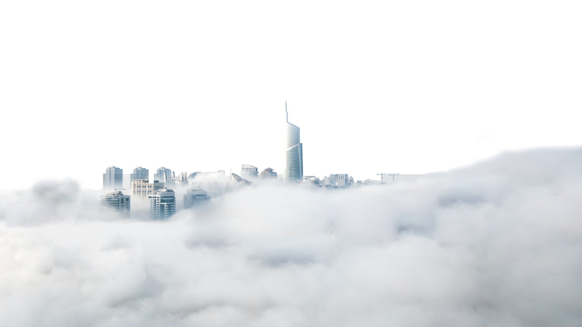 Ciudad futurista en la nube - Cloud Computing Cacique Technologies